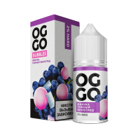 OGGO BUBBLES "Жвачка клубника киви" 30мл 0мг + бустер 20мг