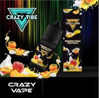 Жидкость Crazy Vibe Венский крем с персиком, 30мл, 20 стронг