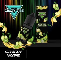 Жидкость Crazy Vibe Яблоко с киви и мятой, 30мл, 20 стронг